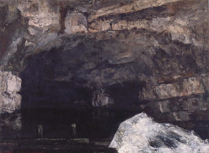 The Source of the Loue, Gustave Courbet